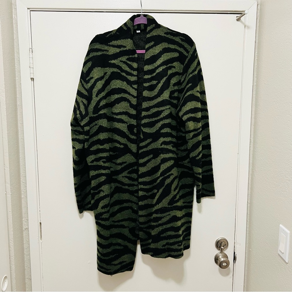 Emerald Duster Cardigan